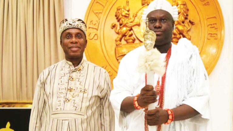 2023: Keep Praying To Become President – Ooni Tells Amaechi