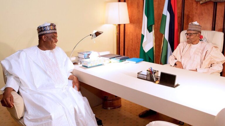2023: Buhari, Tambuwal In Close-Door Meeting