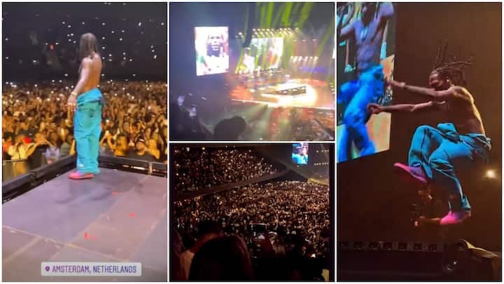 Burna Boy Shuts Down Netherlands, Gives Amazing Dance Moves [Video]