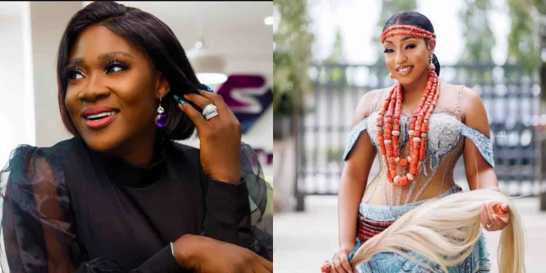 Mercy Johnson Congratulates Rita Dominic On Traditional Marriage, Reveals Reason For Absence