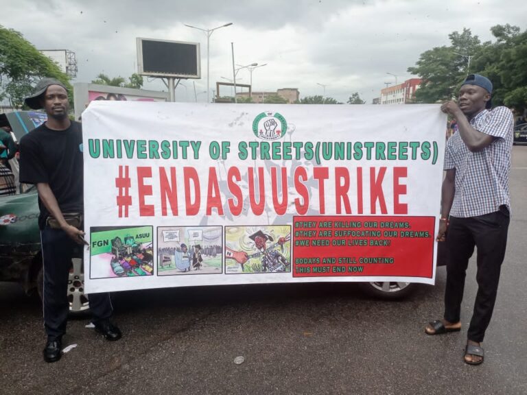 Students Protest Over Strike, Demand 40% Donation Of Forms Proceeds To ASUU