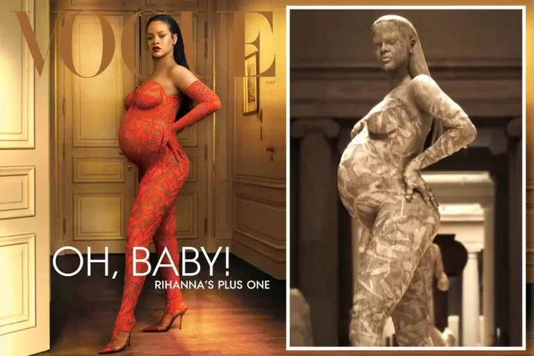 Rihanna Honored With A Statue At Met Gala 2022 (Video)