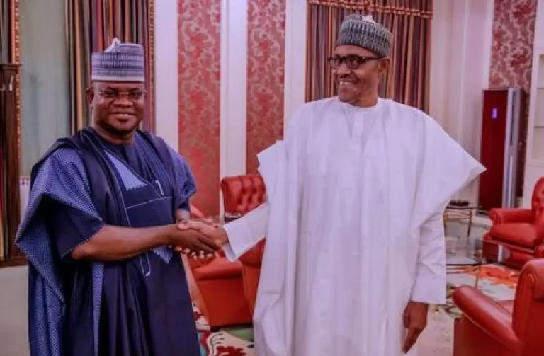 APC Presidential Primaries: Buhari Meets Gov Yahaya Bello
